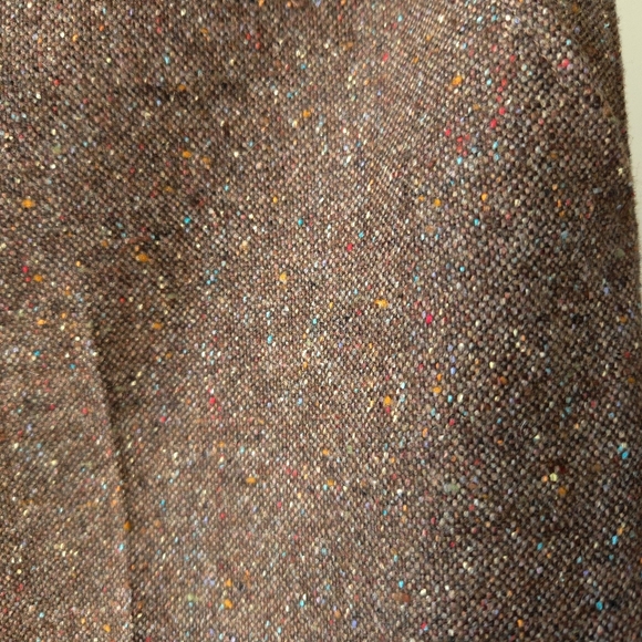 BCBG MaxAzria Tan Brown Confetti Wool Bootcut Slacks Trouser Pants - Picture 4 of 5